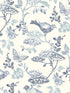 Malmo Trail fabric in blue color - pattern number 3125-72316 - by Chesapeake in the Kinfolk collection