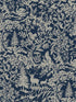 Alrick Forest Venture fabric in navy color - pattern number 3125-72324 - by Chesapeake in the Kinfolk collection