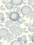 Zalipie Floral Trail wallpaper in blue color - pattern number 3125-72328 - by Chesapeake in the Kinfolk collection