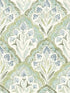Mimir Quilted Damask wallpaper in aquamarine color - pattern number 3125-72341 - by Chesapeake in the Kinfolk collection