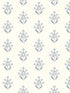 Kova Floral Crest wallpaper in blue color - pattern number 3125-72347 - by Chesapeake in the Kinfolk collection