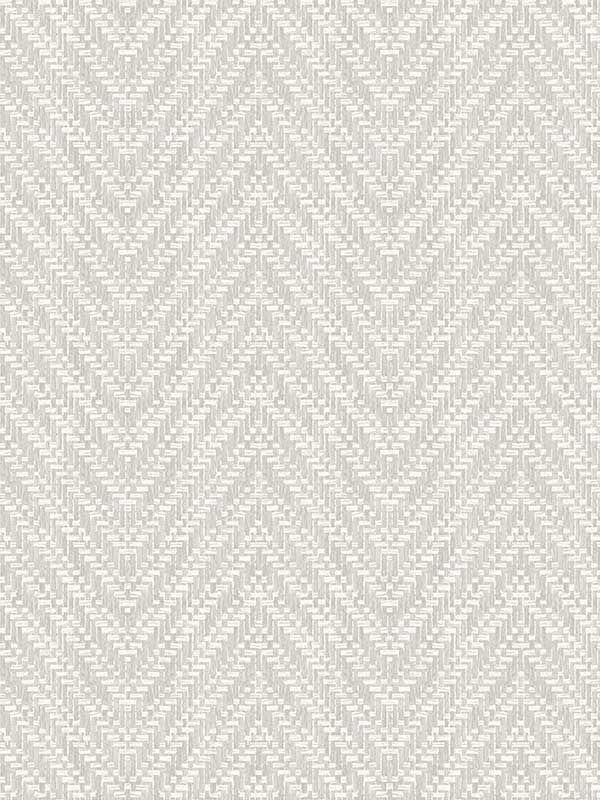 Glynn Chevron wallpaper in light grey color - pattern number 4122-26652 - by A Street Prints in the Terrace collection