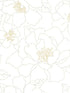 Gardena Embroidered Floral fabric in white color - pattern number 4122-27007 - by A Street Prints in the Terrace collection