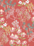 Cultivate Springtime Blooms fabric in red color - pattern number 4122-27019 - by A Street Prints in the Terrace collection