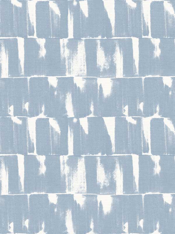 Bancroft Artistic Stripe wallpaper in blue color - pattern number 4122-27025 - by A Street Prints in the Terrace collection