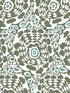 Divine Abstract Medallion wallpaper in green color - pattern number 4122-27040 - by A Street Prints in the Terrace collection