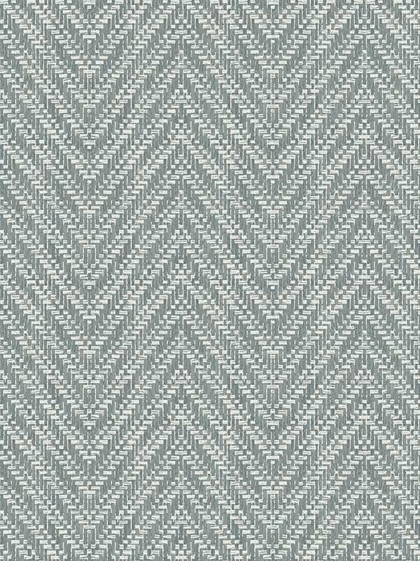 Glynn Chevron wallpaper in denim color - pattern number 4122-27044 - by A Street Prints in the Terrace collection