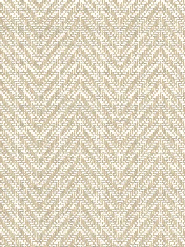Glynn Chevron wallpaper in wheat color - pattern number 4122-27045 - by A Street Prints in the Terrace collection