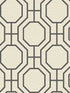 Manor Geometric Trellis wallpaper in black color - pattern number 4122-27049 - by A Street Prints in the Terrace collection
