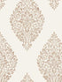 Gillian Medallion wallpaper in copper color - pattern number 4157-25045 - by Advantage in the Curio Advantage collection