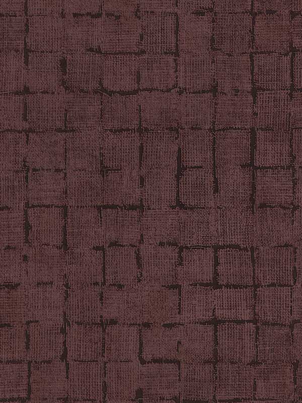 Blocks Checkered wallpaper in burgundy color - pattern number 4157-333459 - by Advantage in the Curio Advantage collection