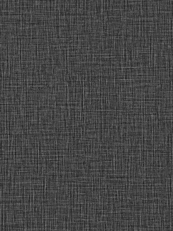 Eagen Linen Weave wallpaper in black color - pattern number 4144-9172 - by Advantage in the Perfect Plains collection