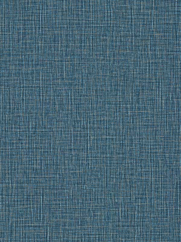 Eagen Linen Weave wallpaper in blue color - pattern number 4144-9174 - by Advantage in the Perfect Plains collection