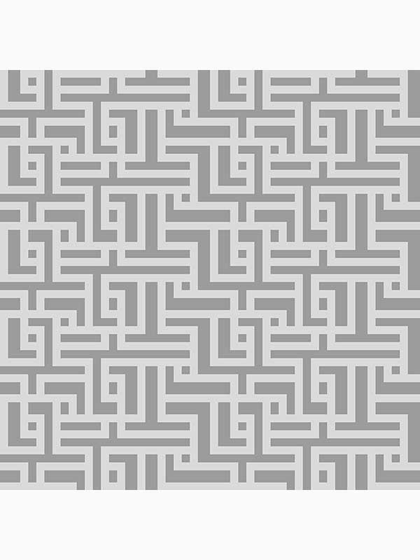 Zen Geometric fabric in pepper grey color - pattern number 103519 - by Graham and Brown in the Graham and Brown Collection collection