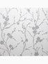 Meiying Floral Trail fabric in chalk white and silver color - pattern number 103526 - by Graham and Brown in the Graham and Brown Collection collection