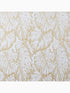 Tropical Leaves Tropical fabric in pearl white and gold color - pattern number 103765 - by Graham and Brown in the Graham and Brown Collection collection