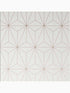 Prism Geometric wallpaper in white and rose gold color - pattern number 104737 - by Graham and Brown in the Graham and Brown Collection collection