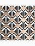Beau Gatsby Geometric wallpaper in black and rose gold color - pattern number 105585 - by Graham and Brown in the Graham and Brown Collection collection