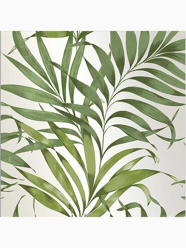 Yasuni Leaves Tropical wallpaper in lush green and white color - pattern number 105662 - by Graham and Brown in the Graham and Brown Collection collection