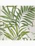 Yasuni Leaves Tropical wallpaper in lush green and white color - pattern number 105662 - by Graham and Brown in the Graham and Brown Collection collection
