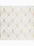 Rene Geometric wallpaper in shimmer white and gold color - pattern number 105926 - by Graham and Brown in the Graham and Brown Collection collection