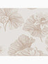 Lotus Floral fabric in cream and rose gold color - pattern number 105934 - by Graham and Brown in the Graham and Brown Collection collection
