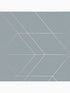Balance Geometric fabric in deep sky blue color - pattern number 106754 - by Graham and Brown in the Graham and Brown Collection collection