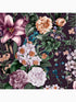 Glasshouse Flora Birds Tropical wallpaper in amethyst purple color - pattern number 113965 - by Graham and Brown in the Graham and Brown Collection collection