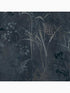 Restore Trees fabric in midnight dark blue color - pattern number 115044 - by Graham and Brown in the Graham and Brown Collection collection