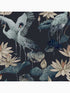 Teien Tropical fabric in navy blue color - pattern number 115052 - by Graham and Brown in the Graham and Brown Collection collection