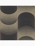 Eclipse Geometric fabric in black and gold color - pattern number 115066 - by Graham and Brown in the Graham and Brown Collection collection