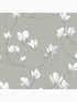 Magnolia Grove fabric in slate color - pattern number 113354 - by Laura Ashley in the Laura Ashley Collection collection