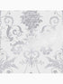 Josette wallpaper in metallic silver color - pattern number 113379 - by Laura Ashley in the Laura Ashley Collection collection