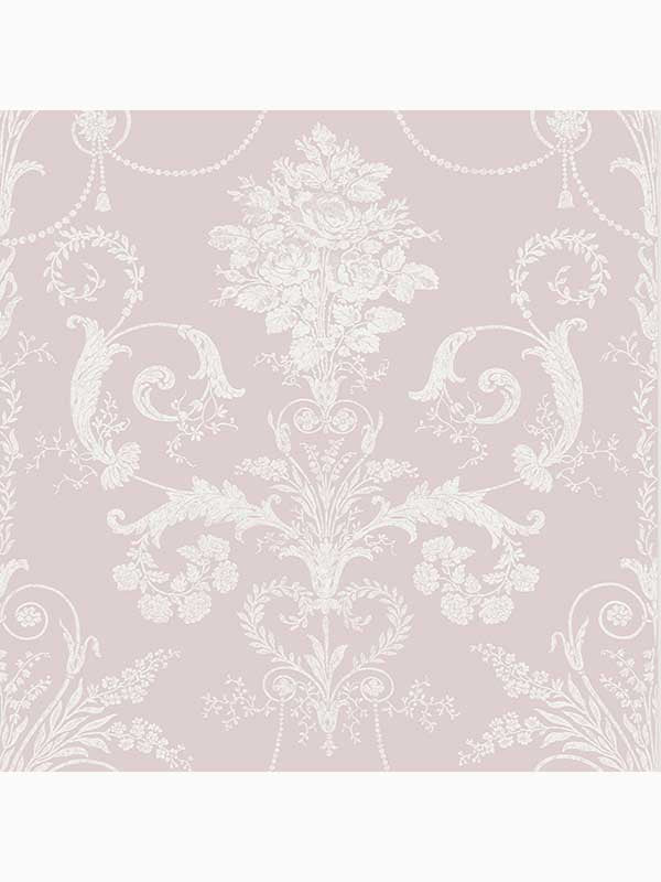 Josette wallpaper in amethyst color - pattern number 113381 - by Laura Ashley in the Laura Ashley Collection collection