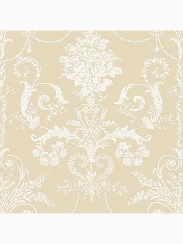 Josette wallpaper in linen color - pattern number 113384 - by Laura Ashley in the Laura Ashley Collection collection