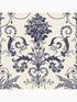 Josette fabric in off white and midnight color - pattern number 113387 - by Laura Ashley in the Laura Ashley Collection collection
