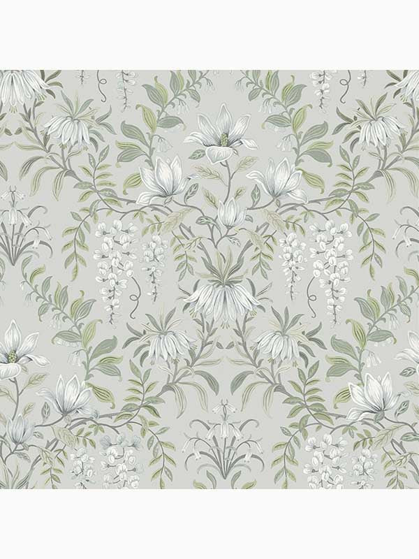 Parterre wallpaper in sage color - pattern number 113406 - by Laura Ashley in the Laura Ashley Collection collection