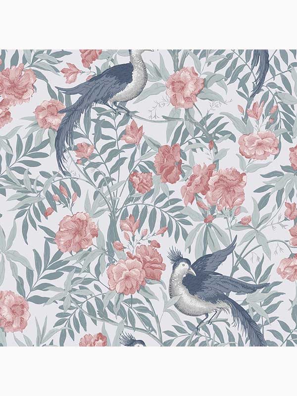 Osterley wallpaper in rosewood color - pattern number 114895 - by Laura Ashley in the Laura Ashley Collection collection