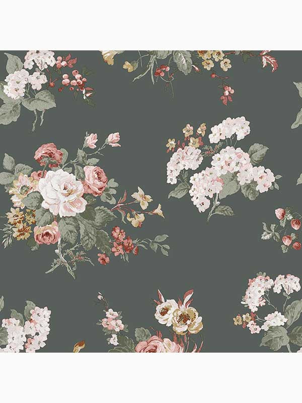 Rosemore wallpaper in fern color - pattern number 114896 - by Laura Ashley in the Laura Ashley Collection collection