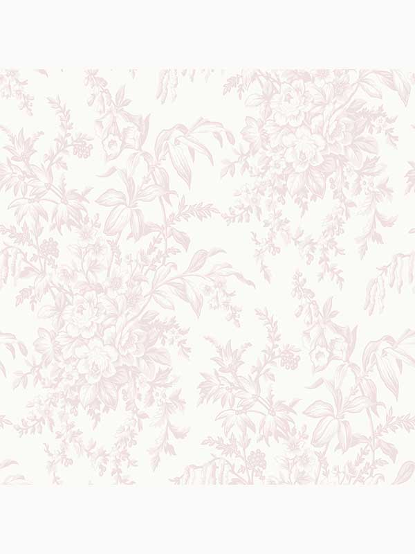 Picardie wallpaper in petal color - pattern number 114901 - by Laura Ashley in the Laura Ashley Collection collection