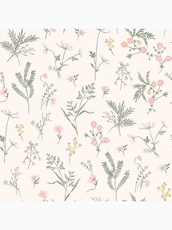 Crosswell wallpaper in coral pink color - pattern number 118480 - by Laura Ashley in the Laura Ashley Collection collection