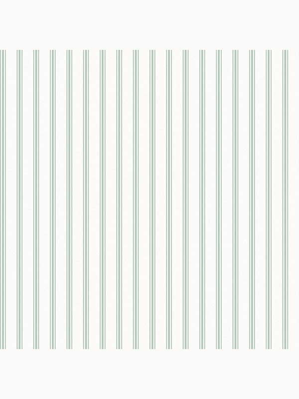 Farnworth Stripe wallpaper in sage green color - pattern number 118483 - by Laura Ashley in the Laura Ashley Collection collection