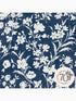 Rye wallpaper in midnight seaspray blue color - pattern number 119854 - by Laura Ashley in the Laura Ashley Collection collection
