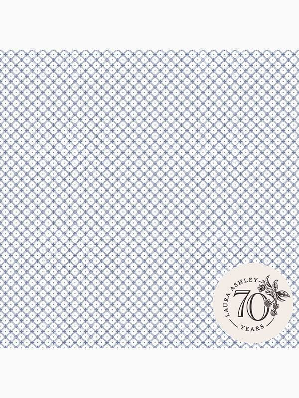Wickerwork wallpaper in dark seaspray blue color - pattern number 120135 - by Laura Ashley in the Laura Ashley Collection collection