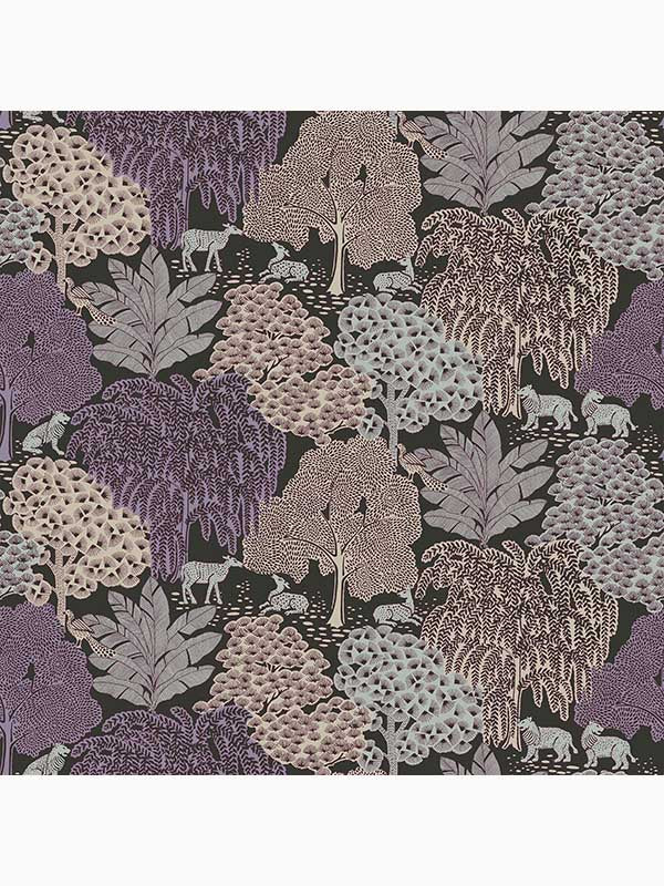 Garwood Grove wallpaper in violet grey color - pattern number 121087 - by Laura Ashley in the Laura Ashley Collection collection