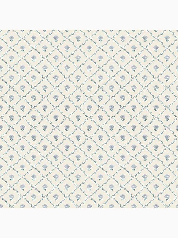 Kate wallpaper in pale seaspray blue color - pattern number 122745 - by Laura Ashley in the Laura Ashley Collection collection