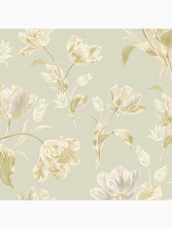 Gosford wallpaper in sage green color - pattern number 122769 - by Laura Ashley in the Laura Ashley Collection collection