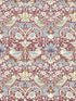 Strawberry Thief fabric in plum color - pattern number W0171/04.CAC.0 - by Clarke and Clarke in the William Morris Wallcovering collection