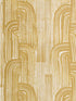 Crescent Paper fabric in gold ivory color - pattern number GWP-3304.416.0 - by Lee Jofa Modern in the Kelly Wearstler Volume I collection