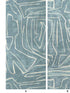 Graffito fabric in deep sky color - pattern number GWP-3501.15.0 - by Lee Jofa Modern in the Kelly Wearstler Volume I collection